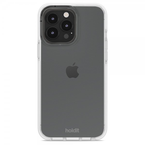 holdit iPhone 15 Pro Max Deksel Seethru Hvit