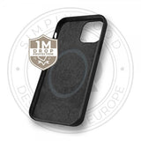 Xqisit iPhone 15 Pro Max Deksel Silicone Case MagSafe Svart