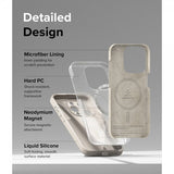 Ringke iPhone 15 Pro Max Deksel Silicone Magnetic Stone