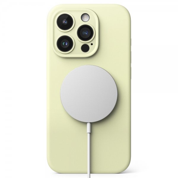 Ringke iPhone 15 Pro Max Deksel Silicone Magnetic Sunny Lime