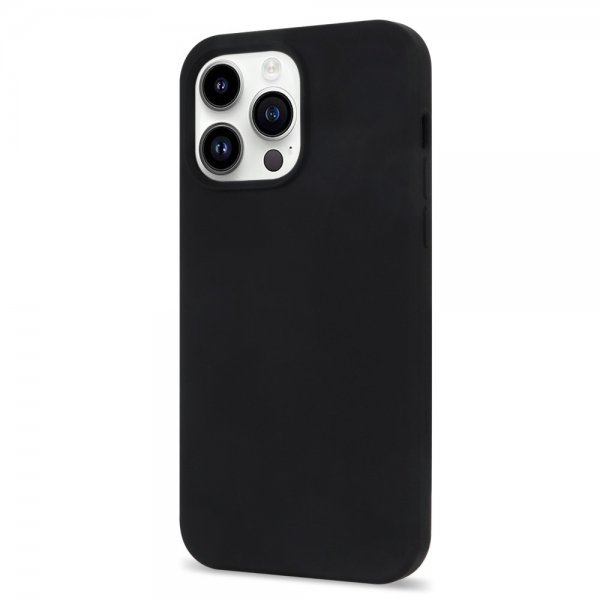 iPhone 15 Pro Max Deksel Silikon Svart