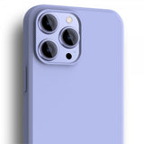 X-Level iPhone 15 Pro Max Deksel Silikontekstur Lilla