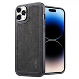 X-Level iPhone 15 Pro Max Deksel Linjeskjøting Svart