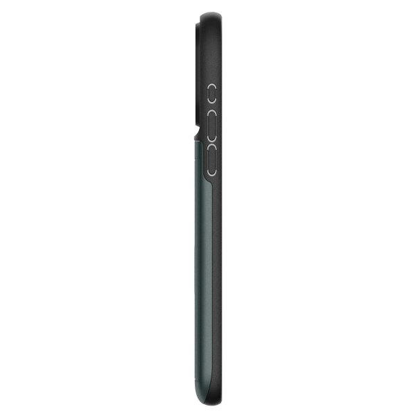 Spigen iPhone 15 Pro Max Deksel Slim Armor CS Abyss Green