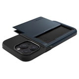 Spigen iPhone 15 Pro Max Deksel Slim Armor CS Metal Slate