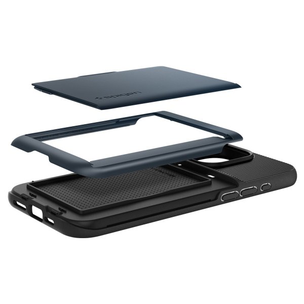 Spigen iPhone 15 Pro Max Deksel Slim Armor CS Metal Slate
