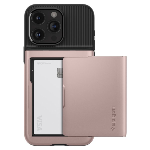Spigen iPhone 15 Pro Max Deksel Slim Armor CS Rose Gold