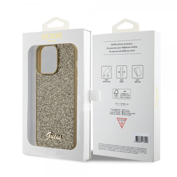 Guess iPhone 15 Pro Max Deksel Square Mirror Gull