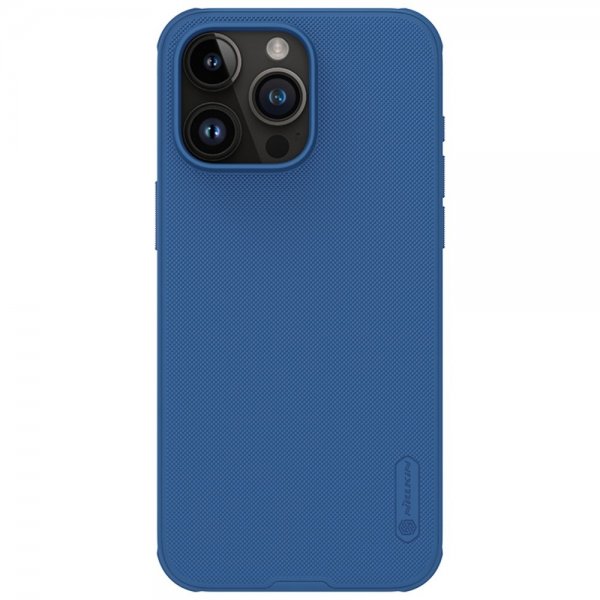 Nillkin iPhone 15 Pro Max Deksel Super Frosted Shield Pro Blå