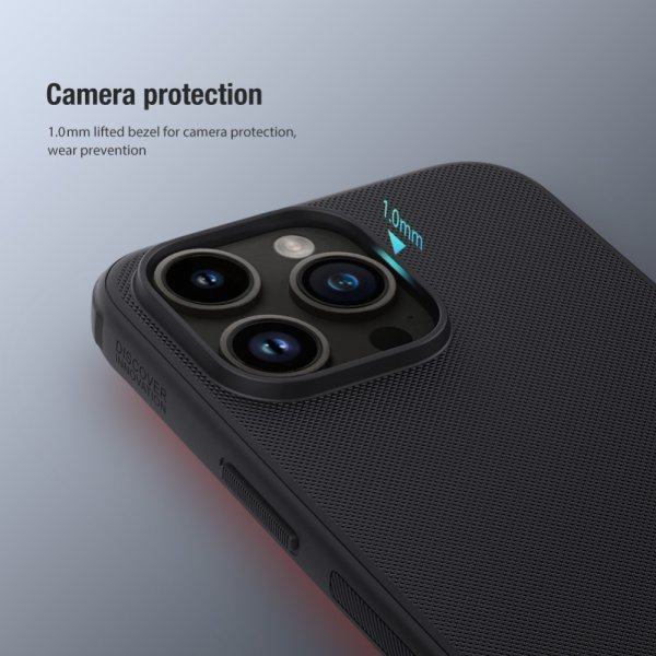 Nillkin iPhone 15 Pro Max Deksel Super Frosted Shield Pro Blå