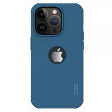 Nillkin iPhone 15 Pro Max Deksel Super Frosted Shield Pro Logo Hole Blå