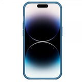 Nillkin iPhone 15 Pro Max Deksel Super Frosted Shield Pro Logo Hole Blå