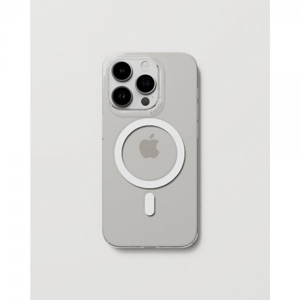 Nudient iPhone 15 Pro Max Deksel Thin Case MagSafe Transparent