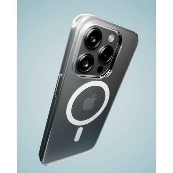 Nudient iPhone 15 Pro Max Deksel Thin Case MagSafe Transparent