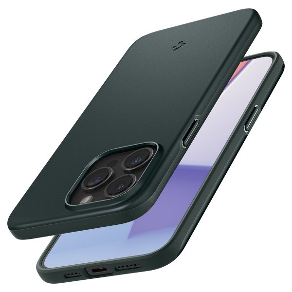 Spigen iPhone 15 Pro Max Deksel Thin Fit Abyss Green