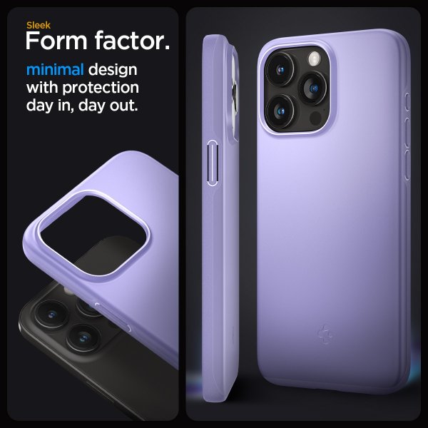 Spigen iPhone 15 Pro Max Deksel Thin Fit Iris Purple