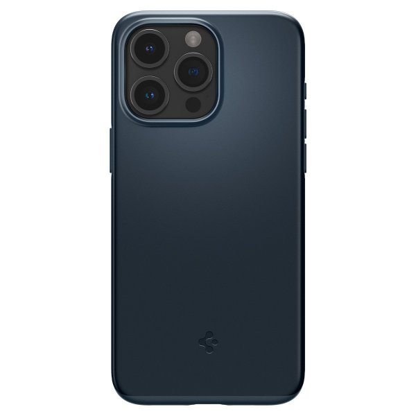Spigen iPhone 15 Pro Max Deksel Thin Fit Metal Slate