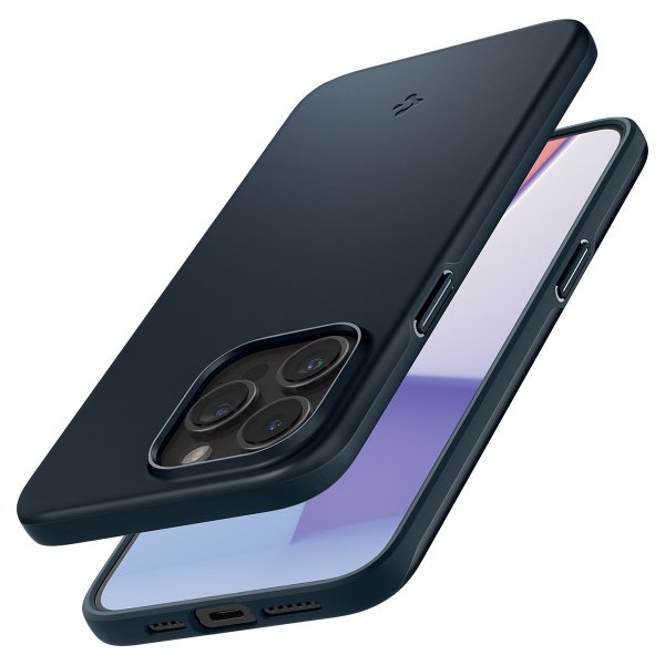 Spigen iPhone 15 Pro Max Deksel Thin Fit Metal Slate