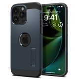 Spigen iPhone 15 Pro Max Deksel Tough Armor MagFit Metal Slate