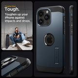 Spigen iPhone 15 Pro Max Deksel Tough Armor MagFit Metal Slate
