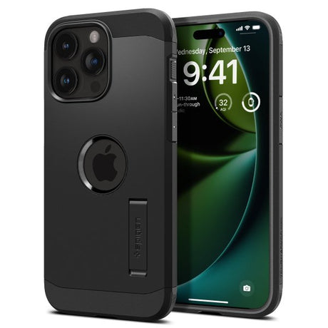 Spigen iPhone 15 Pro Max Deksel Tough Armor MagFit Svart