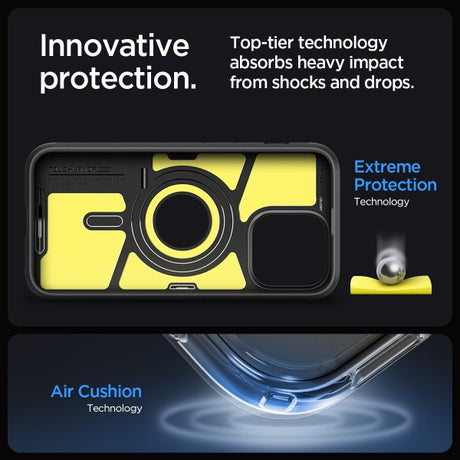Spigen iPhone 15 Pro Max Deksel Tough Armor MagFit Svart