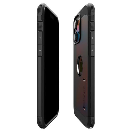 Spigen iPhone 15 Pro Max Deksel Tough Armor MagFit Svart