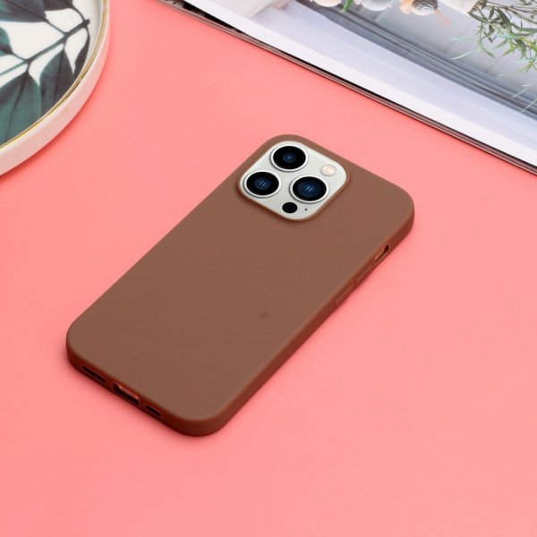 iPhone 15 Pro Max Deksel TPU Kaffe