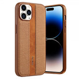 X-Level iPhone 15 Pro Max Deksel Stofftekstur Brun