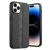 X-Level iPhone 15 Pro Max Deksel Stofftekstur Svart