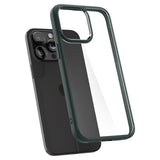 Spigen iPhone 15 Pro Max Deksel Ultra Hybrid Abyss Green