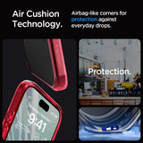Spigen iPhone 15 Pro Max Deksel Ultra Hybrid Deep Red