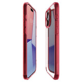 Spigen iPhone 15 Pro Max Deksel Ultra Hybrid Deep Red