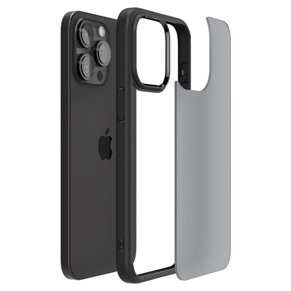 Spigen iPhone 15 Pro Max Deksel Ultra Hybrid Frost Black