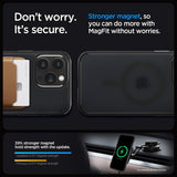 Spigen iPhone 15 Pro Max Deksel Ultra Hybrid MagFit Frost Black