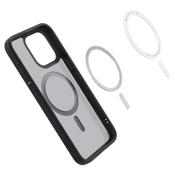 Spigen iPhone 15 Pro Max Deksel Ultra Hybrid MagFit Frost Black