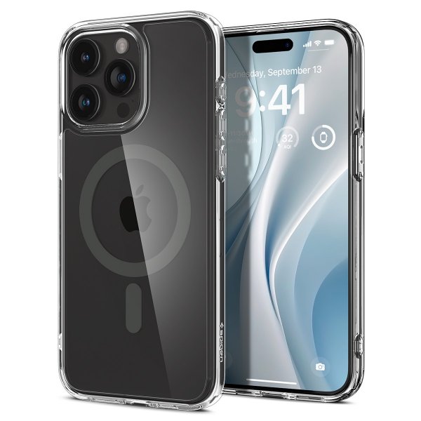 Spigen iPhone 15 Pro Max Deksel Ultra Hybrid MagFit Graphite