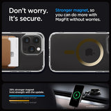 Spigen iPhone 15 Pro Max Deksel Ultra Hybrid MagFit Gull