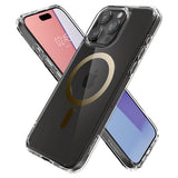 Spigen iPhone 15 Pro Max Deksel Ultra Hybrid MagFit Gull