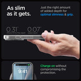 Spigen iPhone 15 Pro Max Deksel Ultra Hybrid MagFit Hvit