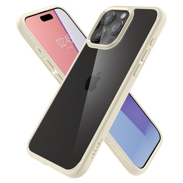 Spigen iPhone 15 Pro Max Deksel Ultra Hybrid Mute Beige