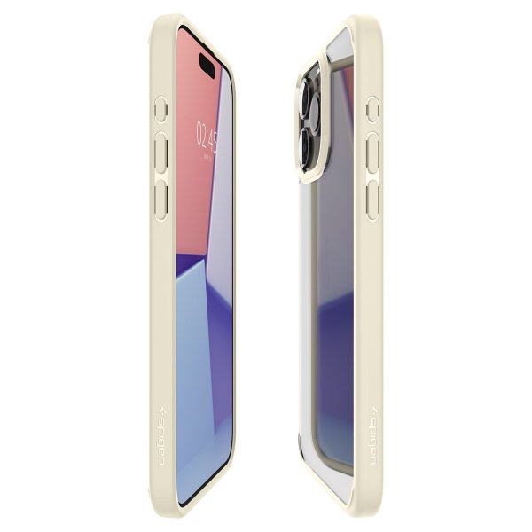 Spigen iPhone 15 Pro Max Deksel Ultra Hybrid Mute Beige