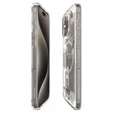 Spigen iPhone 15 Pro Max Deksel Ultra Hybrid Zero One MagFit Natural Titanium