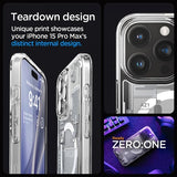 Spigen iPhone 15 Pro Max Deksel Ultra Hybrid Zero One MagFit Hvit