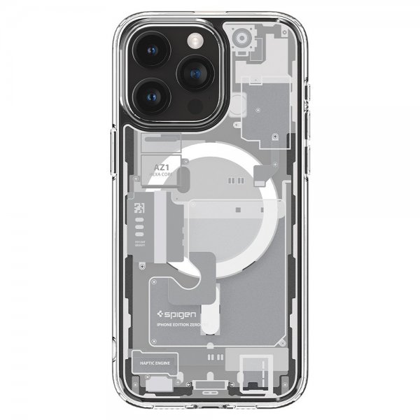 Spigen iPhone 15 Pro Max Deksel Ultra Hybrid Zero One MagFit Hvit