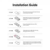 Ringke iPhone 15 Pro Max Skjermbeskytter Easy Slide 2-pakning
