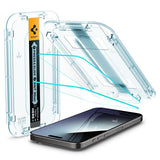 Spigen iPhone 15 Pro Max Skjermbeskytter GLAS.tR EZ Fit 2-pakning