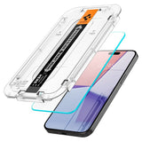 Spigen iPhone 15 Pro Max Skjermbeskytter GLAS.tR EZ Fit 2-pakning