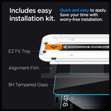 Spigen iPhone 15 Pro Max Skjermbeskytter GLAS.tR EZ Fit Privacy 2-pakning