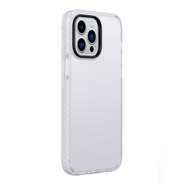 iPhone 15 Pro Max Deksel Støtsikker TPU Hvit